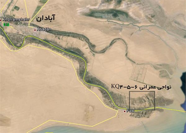 طرح تامین آب و آبیاری جزیره آبادان  KQ6 وKQ5 و KQ4