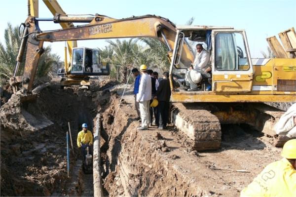 طرح تامین آب و آبیاری جزیره آبادان  KQ6 وKQ5 و KQ4