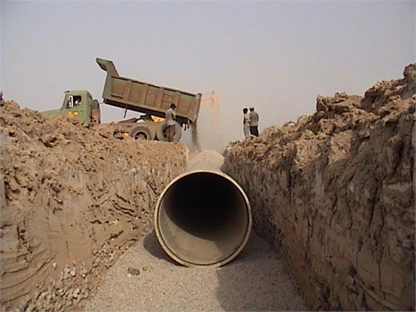 طرح تامین آب و آبیاری جزیره آبادان  KQ6 وKQ5 و KQ4